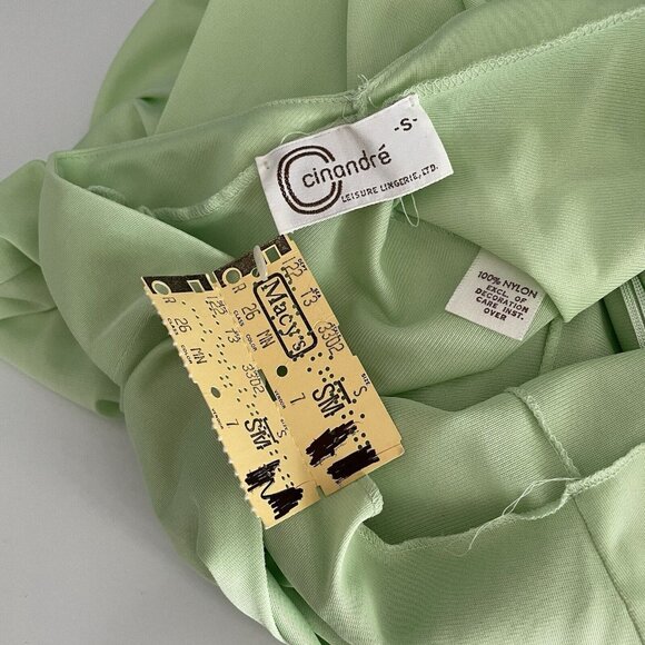 Vtg 70’s Cinandre Leisure Lingerie Maxi Dress Nightgown Loungewear Halter S - Picture 8 of 8